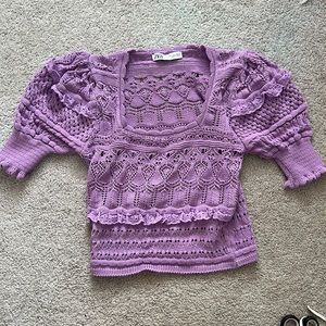 Zara knit top